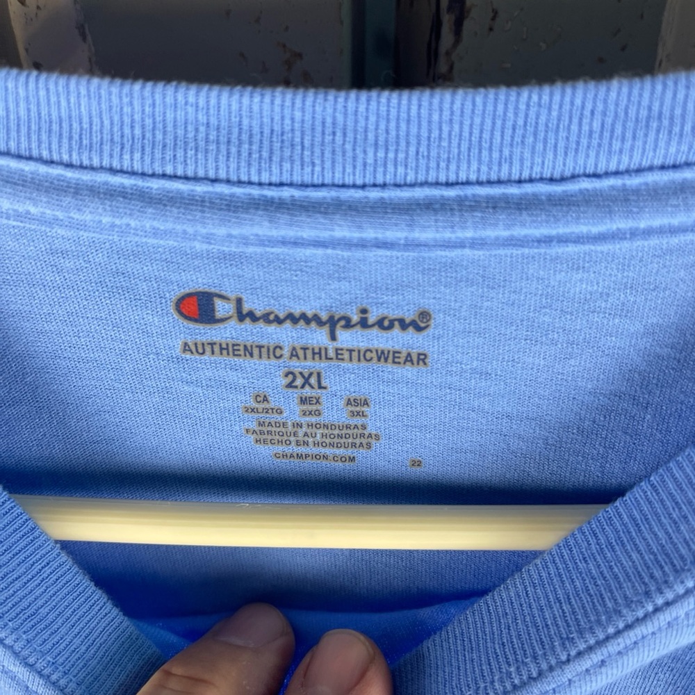 Champion Carolina Blue Long Sleeve Shirt - Picture 5 of 8